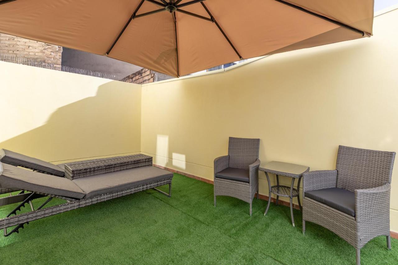 Gorgeous Apt With A Large Private Terrace Valência Exterior foto